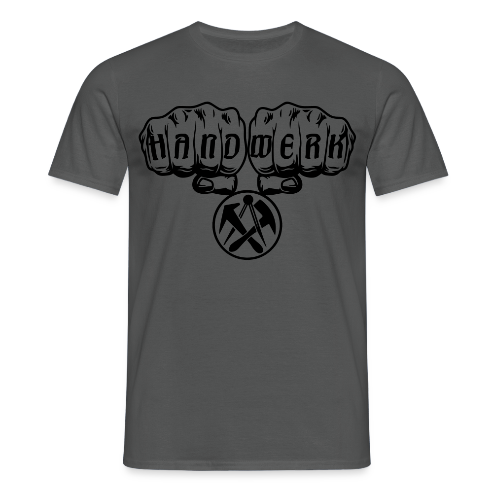 Unisex T-Shirt "Dachdecker" Anthrazit Männer T-Shirt