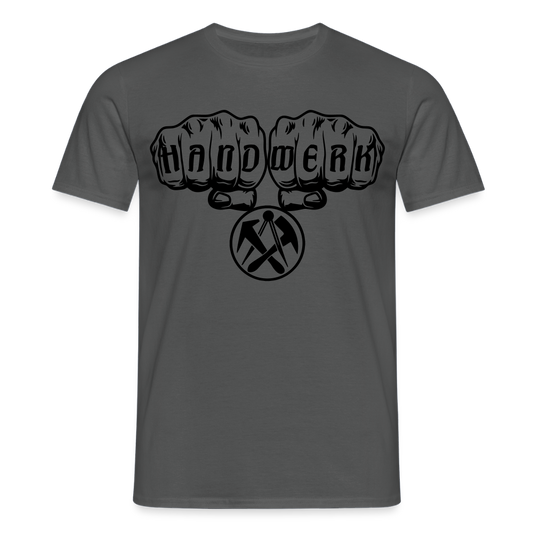 Unisex T-Shirt "Dachdecker" Anthrazit Männer T-Shirt