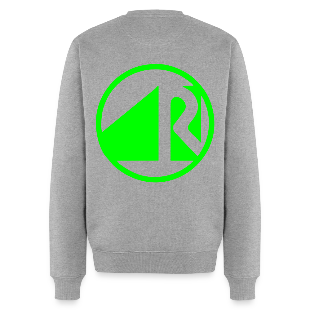 Unisex Premium Pullover "Raumausstatter" neongrün Grau meliert Männer Premium Pullover