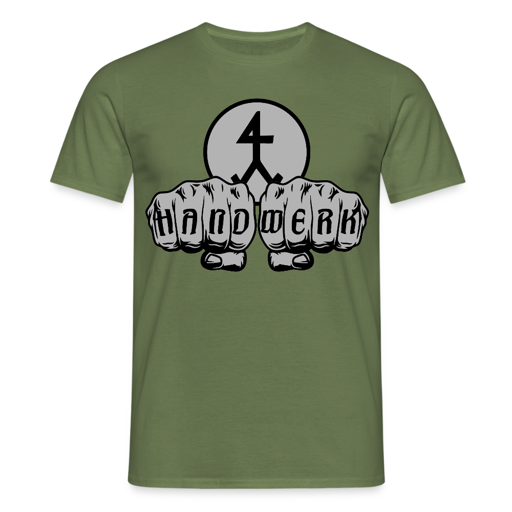 Unisex T-Shirt "Steinmetz" Militärgrün Männer T-Shirt