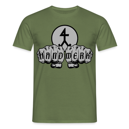 Unisex T-Shirt "Steinmetz" Militärgrün Männer T-Shirt