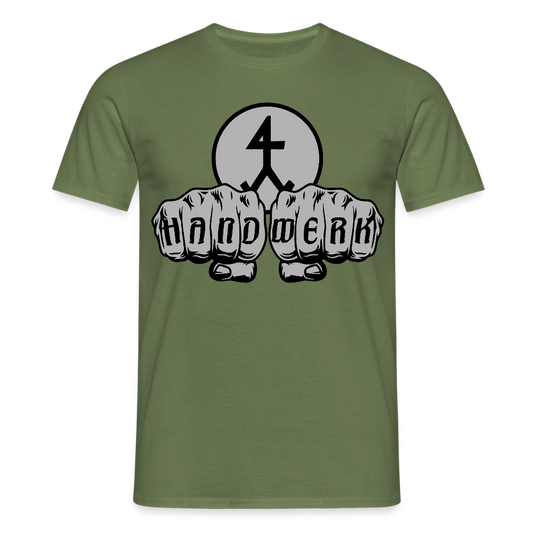Unisex T-Shirt "Steinmetz" Militärgrün Männer T-Shirt