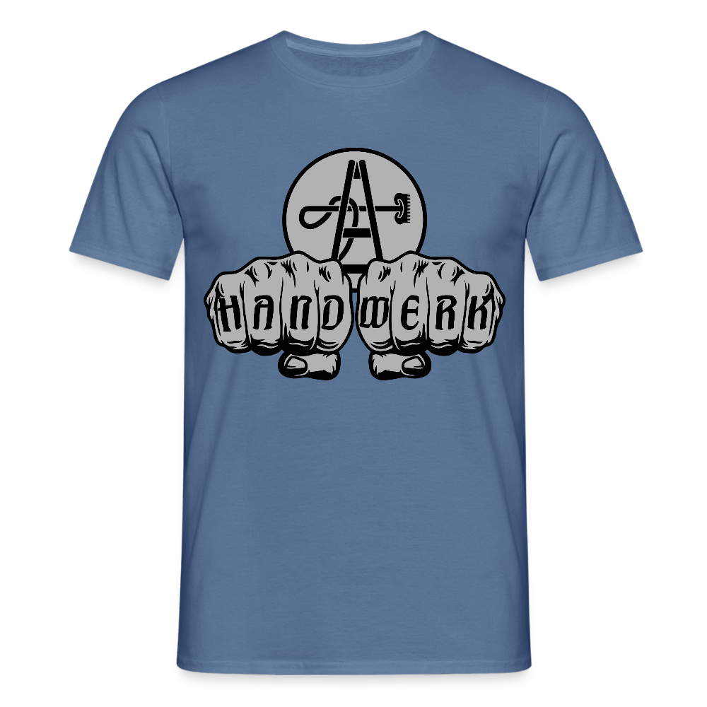 Unisex T-Shirt "Gebäudereiniger" Taubenblau Männer T-Shirt