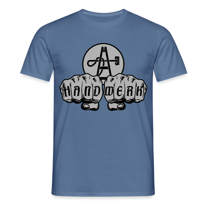 Unisex T-Shirt "Gebäudereiniger" Taubenblau Männer T-Shirt