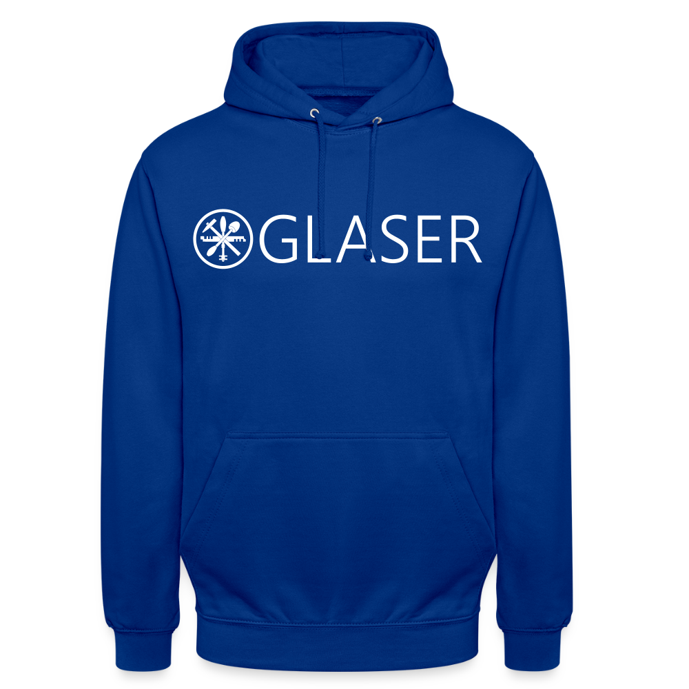Unisex Hoodie "Glaser" Royalblau Unisex Hoodie