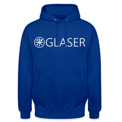 Unisex Hoodie "Glaser" Royalblau Unisex Hoodie