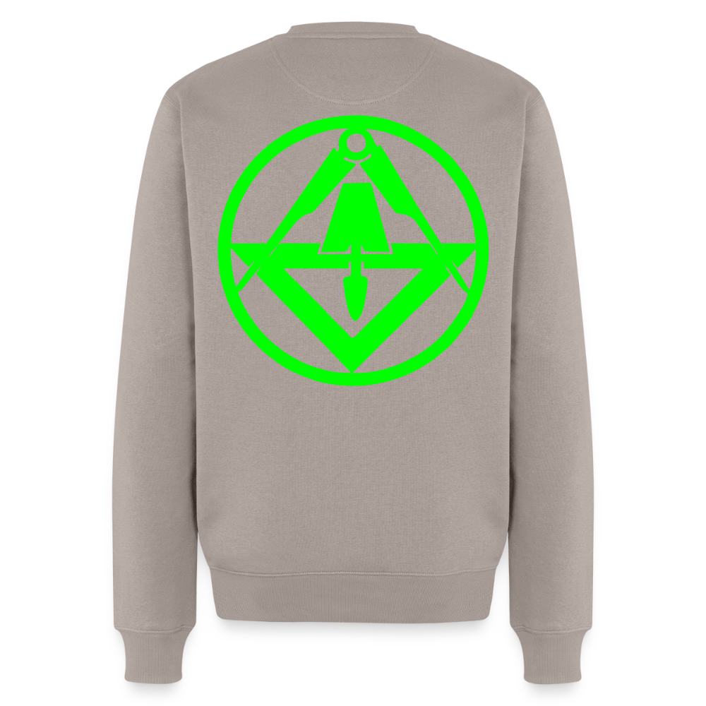 Unisex Premium Pullover "Stuckateur" neongrün Männer Premium Pullover