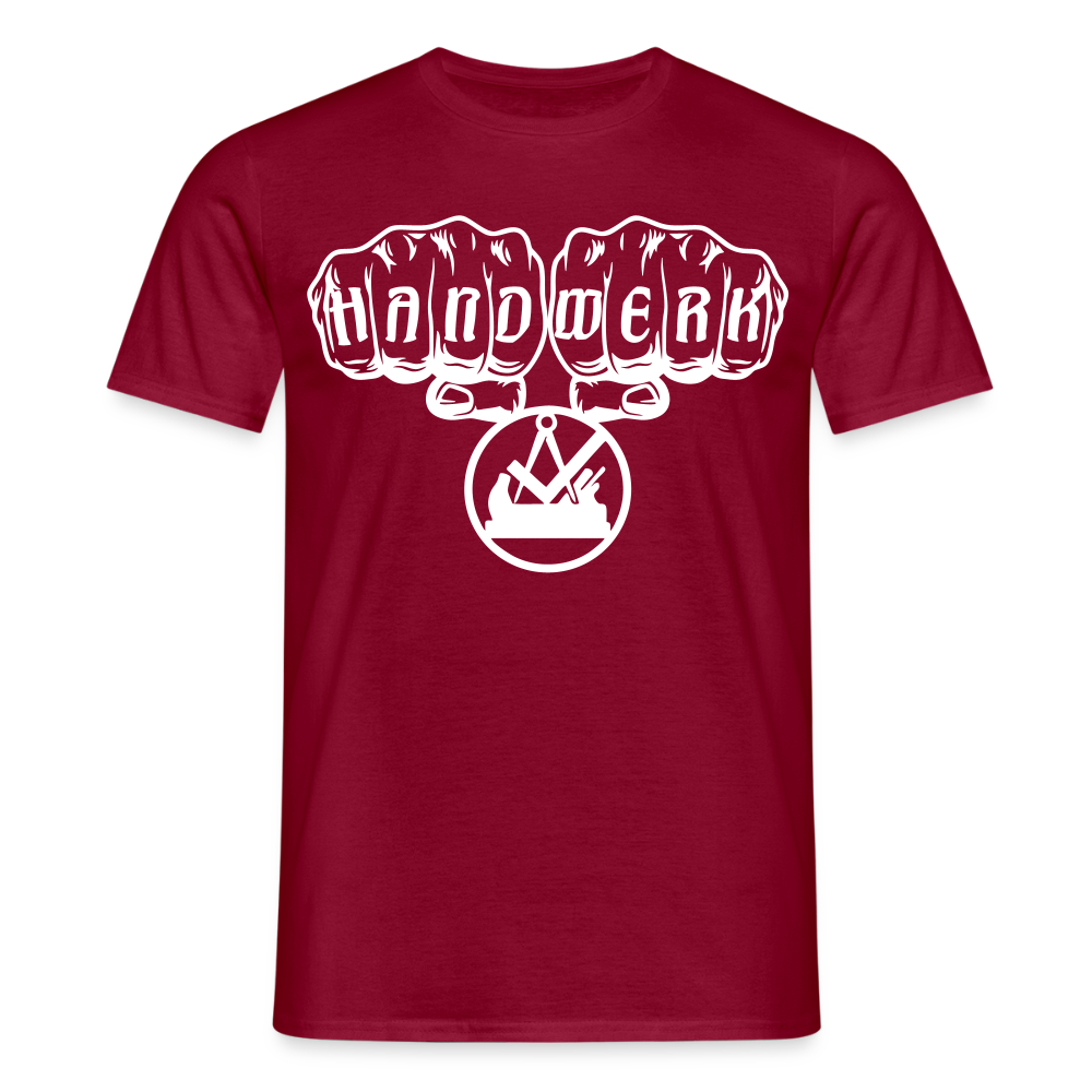 Unisex T-Shirt "Schreiner" Ziegelrot Männer T-Shirt
