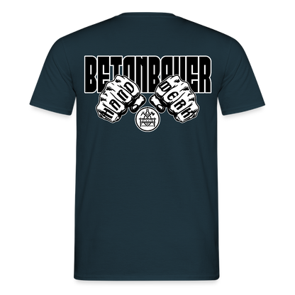 Unisex T-Shirt "Betonbauer" - Navy