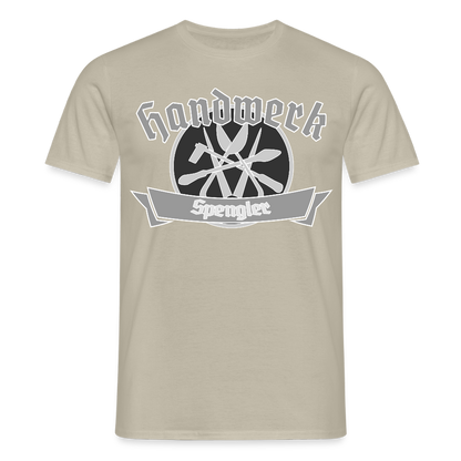 Unisex T-Shirt "Spengler" Sandbeige Männer T-Shirt