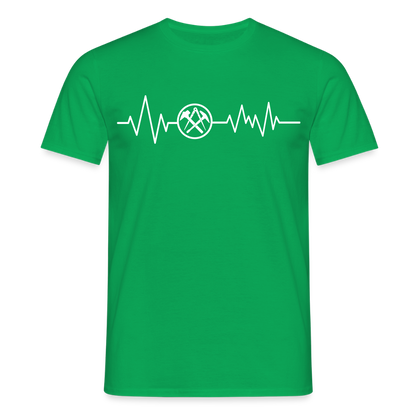 Unisex T-Shirt "Dachdecker" Kelly Green Männer T-Shirt