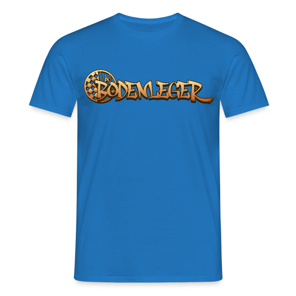 Unisex T-Shirt "Bodenleger" Royalblau Männer T-Shirt
