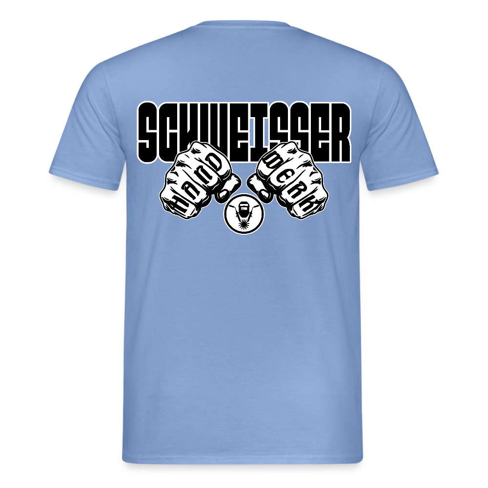 Unisex T-Shirt "Schweisser" carolina blue Männer T-Shirt