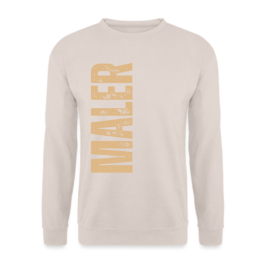 Unisex Pullover "Maler" - Sand