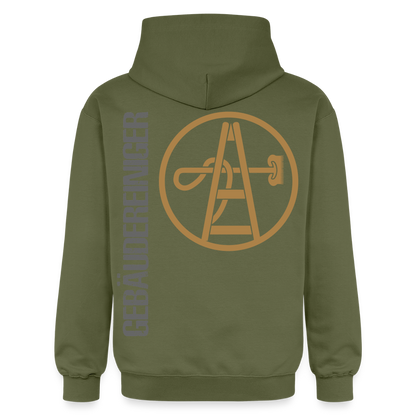 Gildan Unisex Softstyle® "Gebäudereiniger" Militärgrün Gildan Unisex Softstyle® Midweight Hoodie