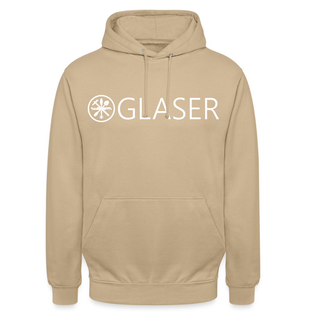 Unisex Hoodie "Glaser" Beige Unisex Hoodie