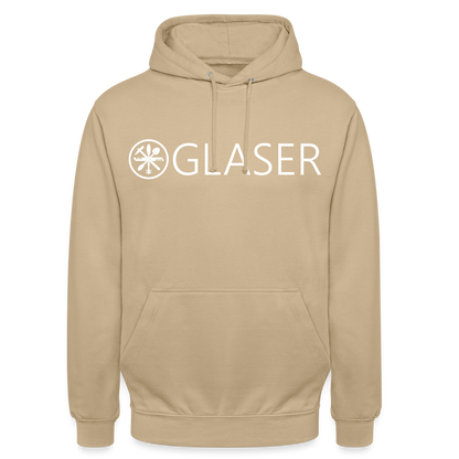 Unisex Hoodie "Glaser" Beige Unisex Hoodie