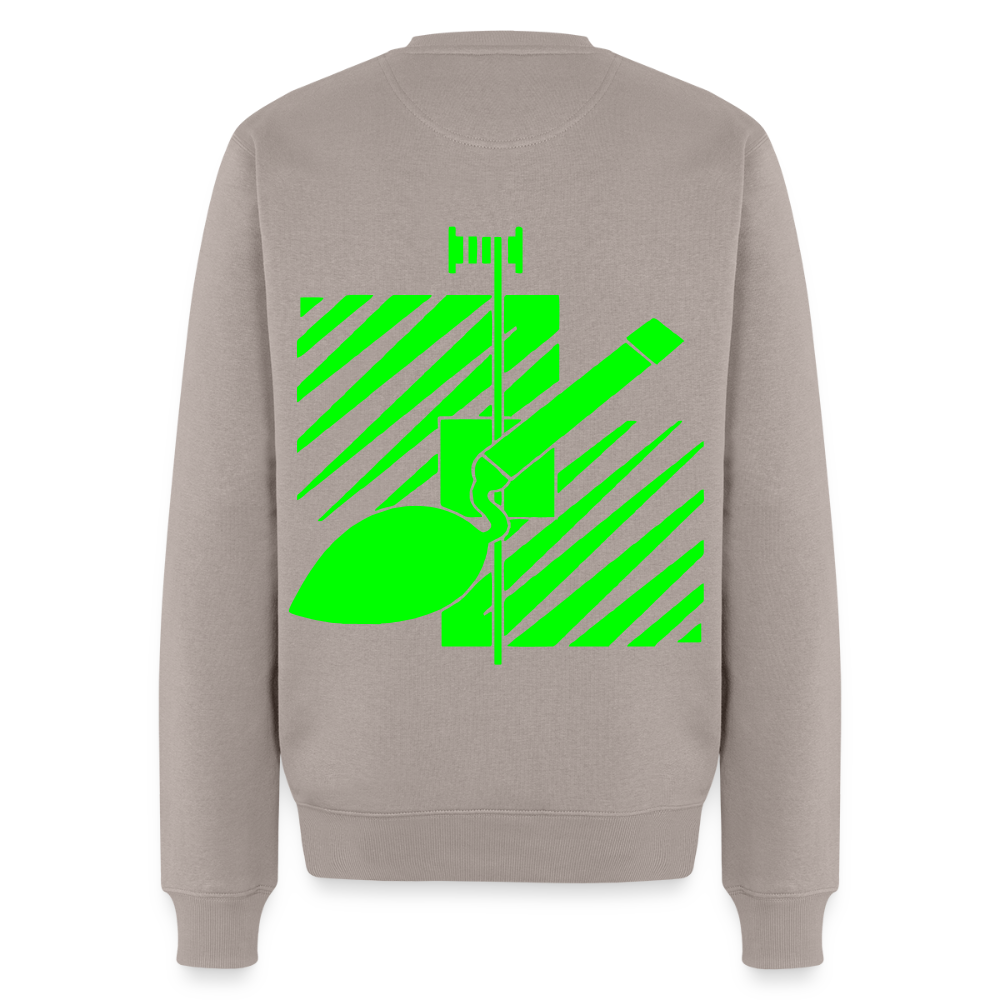 Unisex Premium Pullover "Fliesenleger" neongrün Männer Premium Pullover