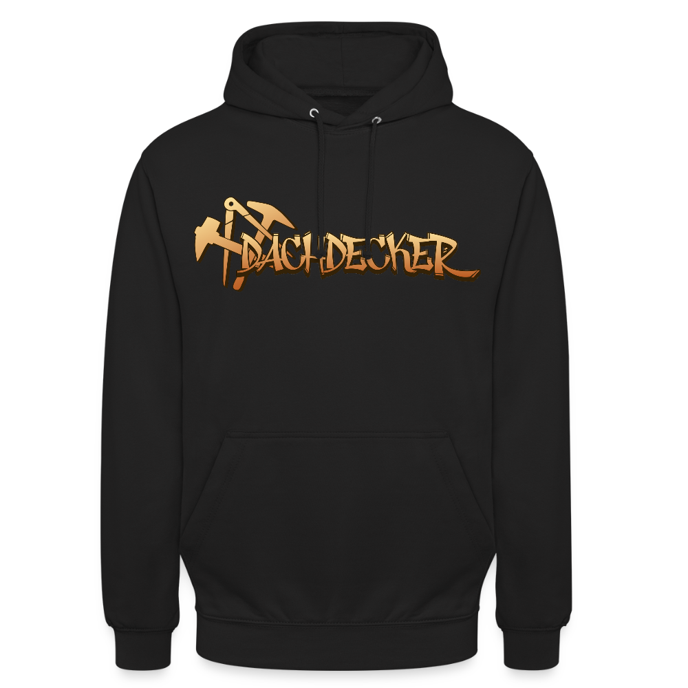 Unisex Hoodie "Dachdecker" Schwarz Unisex Hoodie