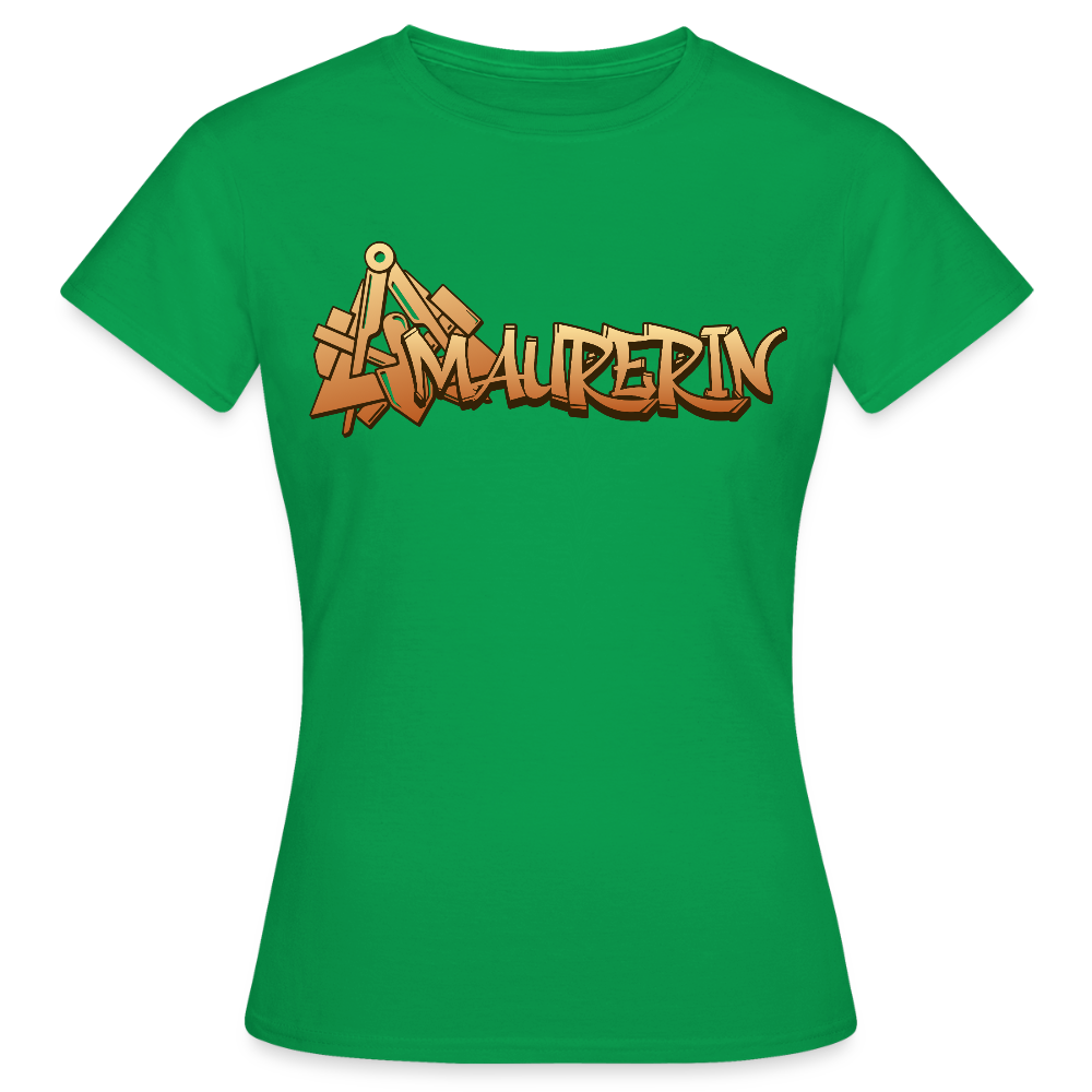Frauen T-Shirt "Maurerin" Kelly Green Frauen T-Shirt