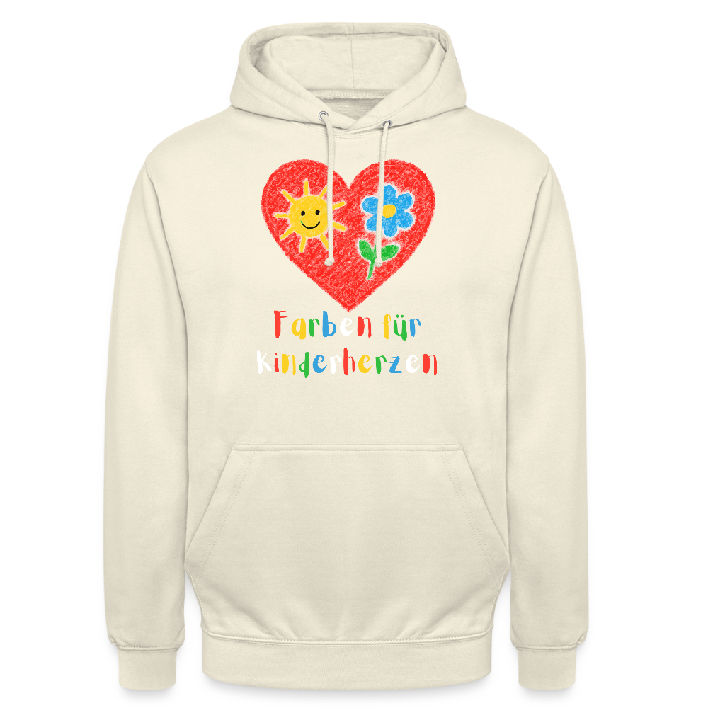 Unisex Hoodie "Kinderherzen" Vanille-Milchshake Unisex Hoodie