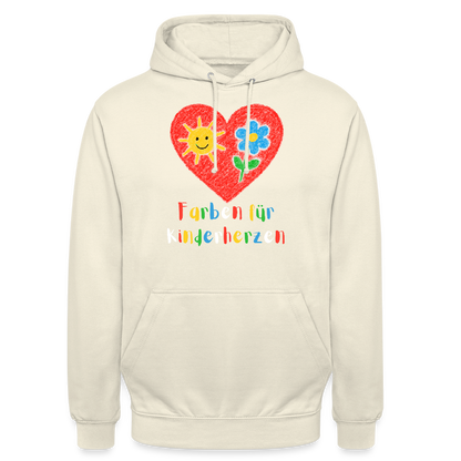 Unisex Hoodie "Kinderherzen" Vanille-Milchshake Unisex Hoodie
