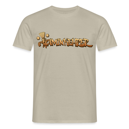 Unisex T-Shirt "Kaminkehrer" Sandbeige Männer T-Shirt