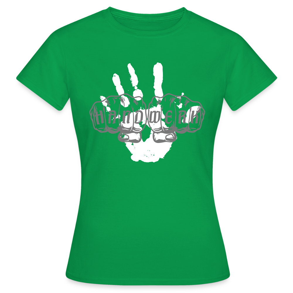 Frauen T-Shirt "Hand" Kelly Green Frauen T-Shirt