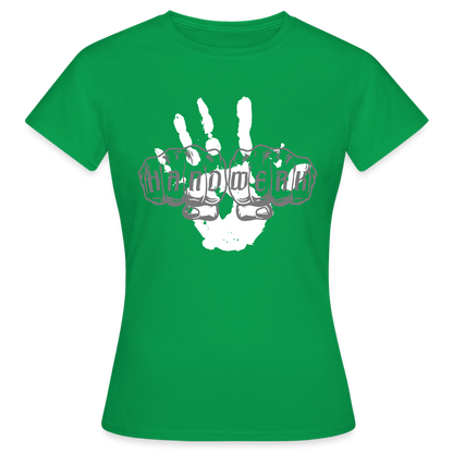 Frauen T-Shirt "Hand" Kelly Green Frauen T-Shirt