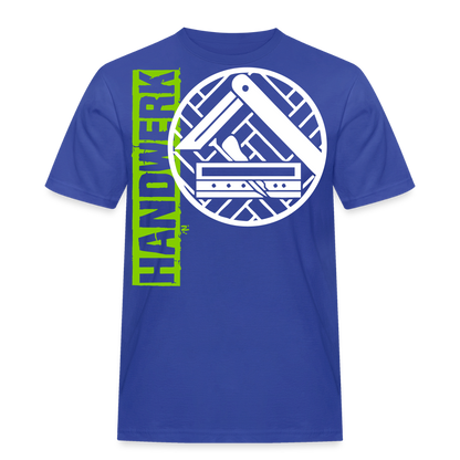 Unisex Workwear T-Shirt "Parkettleger" Royalblau Männer Workwear T-Shirt