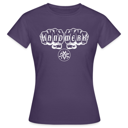 Frauen T-Shirt "Spengler" Dunkellila Frauen T-Shirt