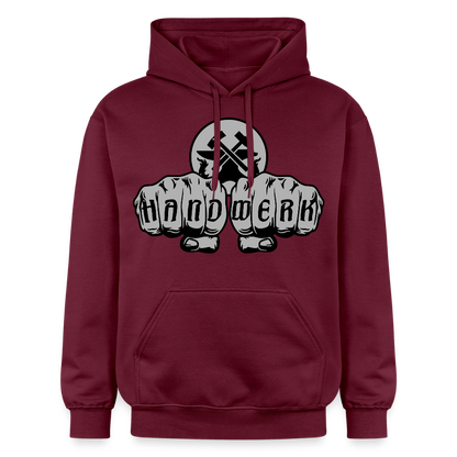 Gildan Unisex Softstyle® "Metallbauer" Maroon Gildan Unisex Softstyle® Midweight Hoodie