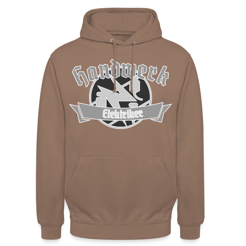 Unisex Hoodie "Elektriker" Mokka Unisex Hoodie