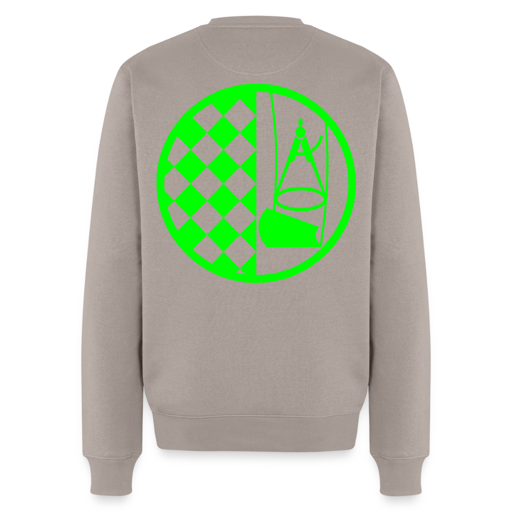 Unisex Premium Pullover "Bodenleger" neongrün Männer Premium Pullover