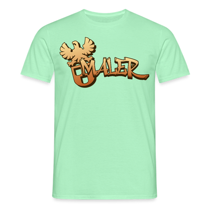 Unisex T-Shirt "Maler" Mintgrün Männer T-Shirt
