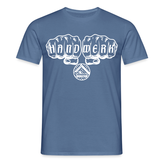 Unisex T-Shirt "Parkettleger" - Taubenblau 