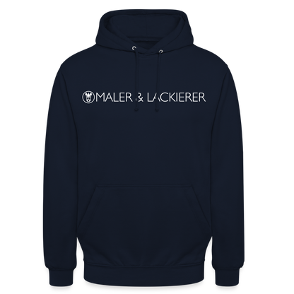 Unisex Hoodie "Maler+Lackierer" Navy Unisex Hoodie