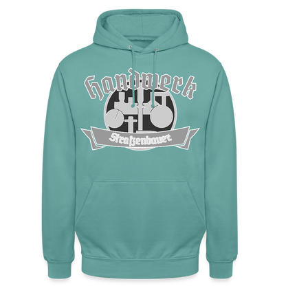 Unisex Hoodie "Strassenbauer" Pastelltürkis Unisex Hoodie