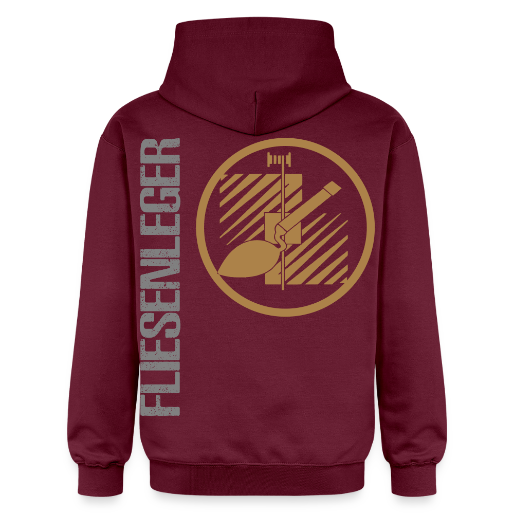 Gildan Unisex Softstyle® "Fliesenleger" Maroon Gildan Unisex Softstyle® Midweight Hoodie