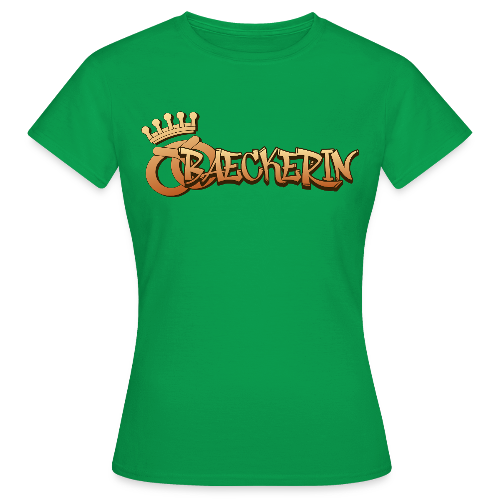 Frauen T-Shirt "Bäckerin" Kelly Green Frauen T-Shirt
