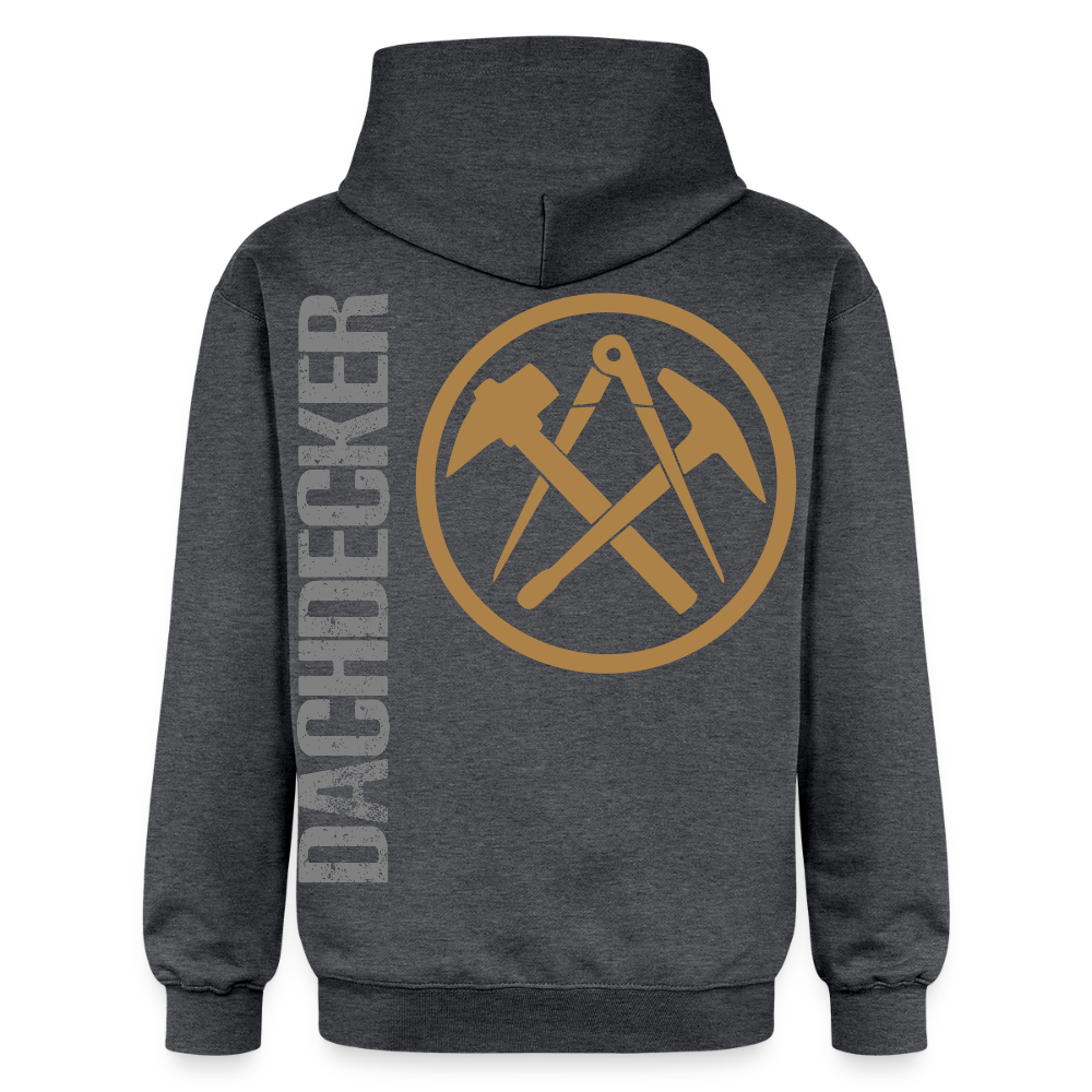 Gildan Unisex Softstyle® "Dachdecker" Dunkelgrau meliert Gildan Unisex Softstyle® Midweight Hoodie
