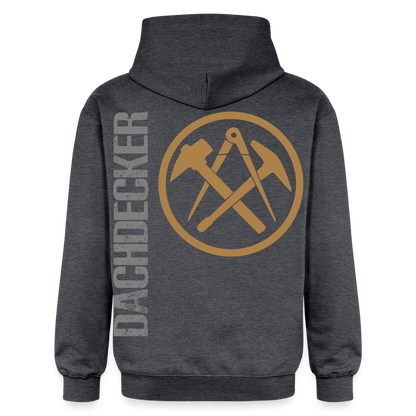 Gildan Unisex Softstyle® "Dachdecker" Dunkelgrau meliert Gildan Unisex Softstyle® Midweight Hoodie