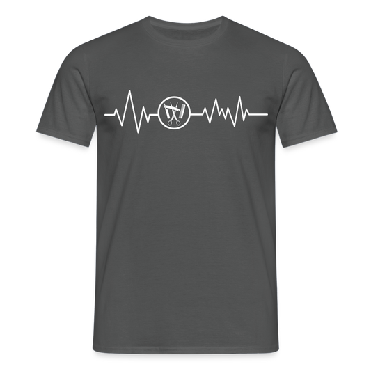 Unisex T-Shirt "Friseur" Anthrazit Männer T-Shirt