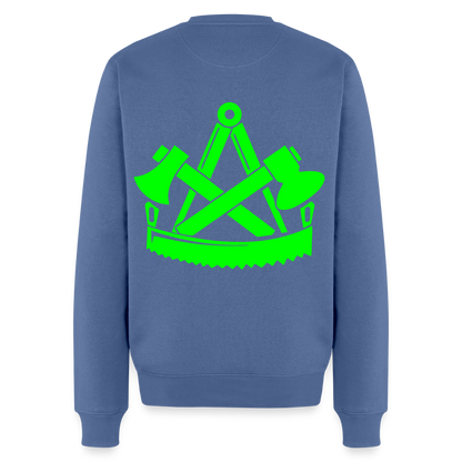 Unisex Premium Pullover "Zimmermann" neongrün Männer Premium Pullover