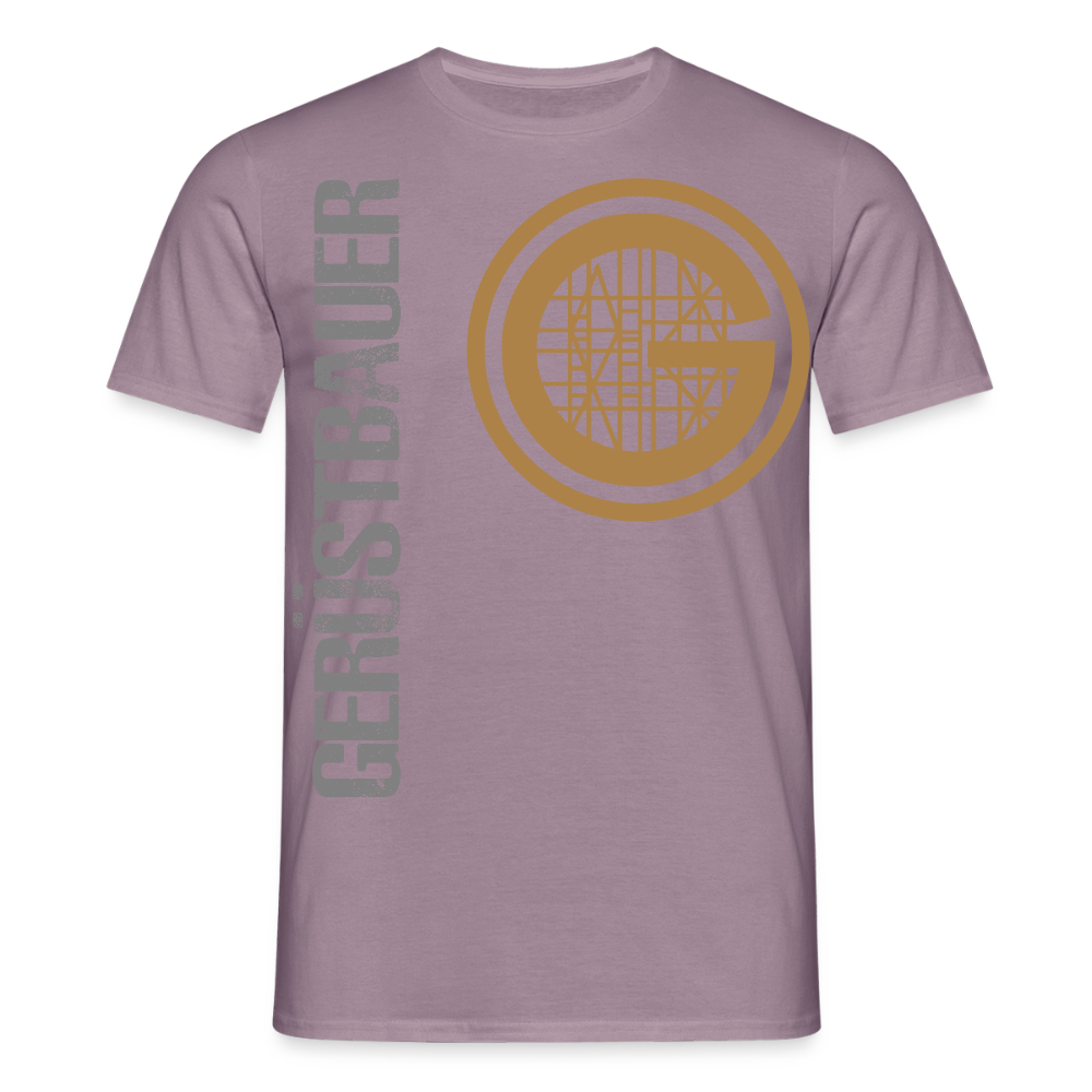 Unisex T-Shirt "Gerüstbauer" Lilagrau Männer T-Shirt