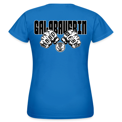 Frauen T-Shirt "GaLaBauerin" (beidseitig bedruckt) Royalblau Frauen T-Shirt