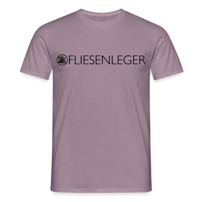 Unisex T-Shirt "Fliesenleger" Lilagrau Männer T-Shirt