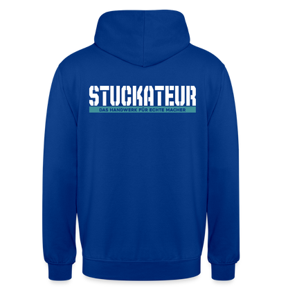 Unisex Hoodie HW-300 | MACHER "Stuckateur" Royalblau Unisex Hoodie {{ color }}