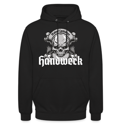 Unisex Hoodie "Skull-Maler/Lackierer" Schwarz Unisex Hoodie