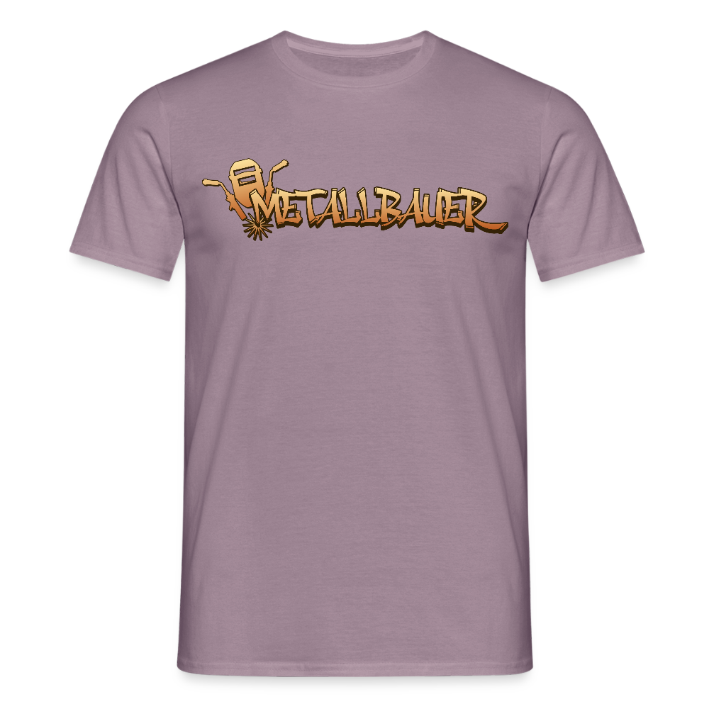 Unisex T-Shirt "Metallbauer" Lilagrau Männer T-Shirt
